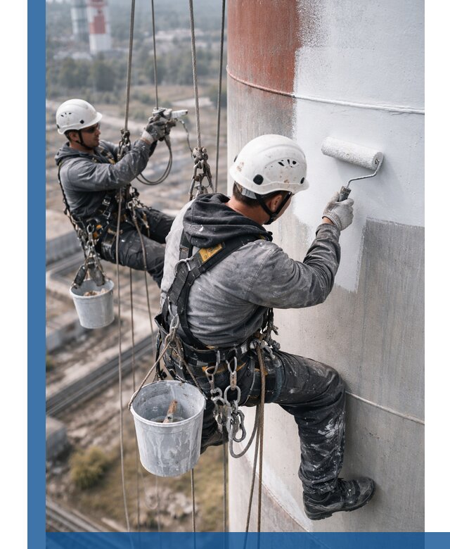 Покраска дымовых труб в Похвистневе: антикоррозийная защита и восстановление
