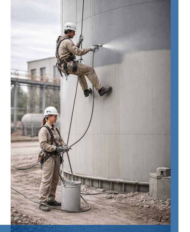 Покраска резервуаров в Похвистневе от 1230 р. | ВЫСОТНИК-Пхв — заказать