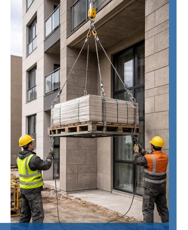 Подъем керамогранита на этаж в Похвистневе от 3588 р. | ВЫСОТНИК-Пхв