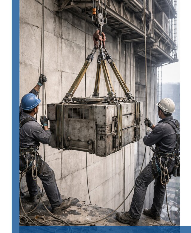 Такелажные работы на высоте, подъем и монтаж грузов в Похвистневе