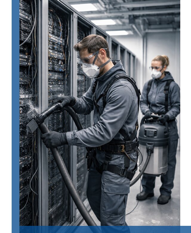 Обеспыливание серверной комнаты в Похвистневе, профессиональная очистка