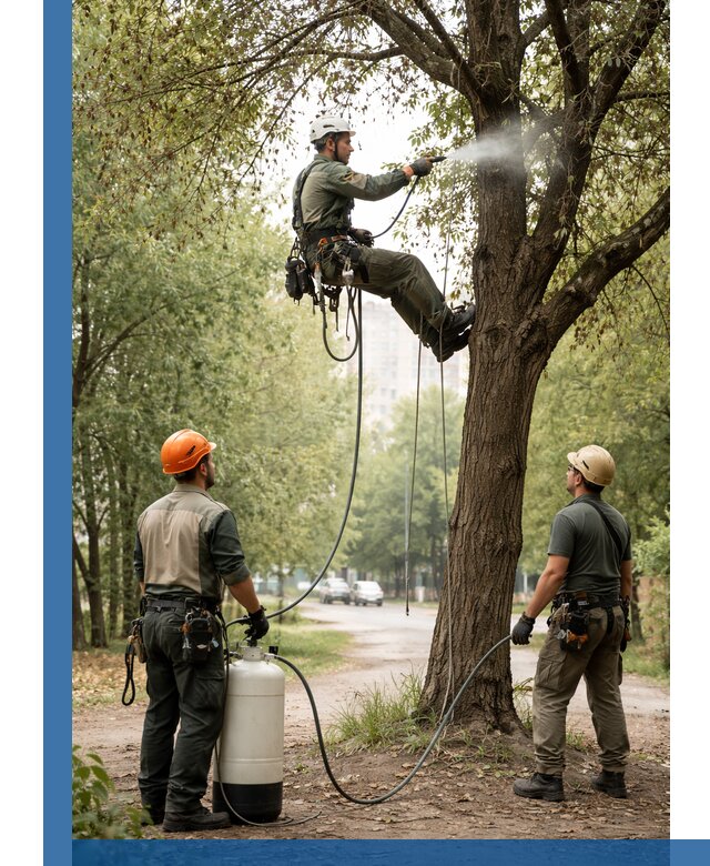 Обработка деревьев от вредителей в Похвистневе профессиональная защита