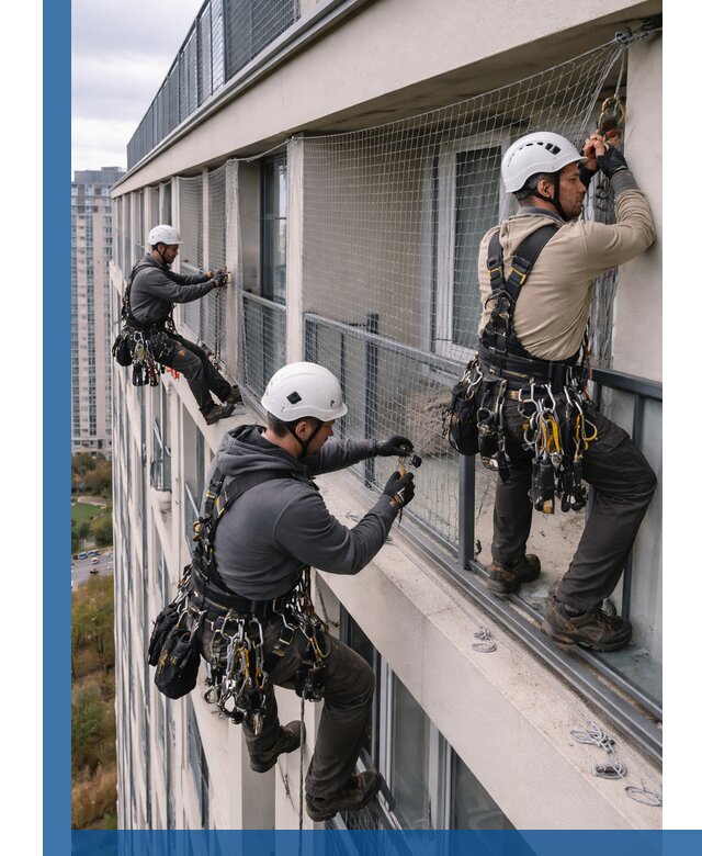 Профессиональный монтаж защитной сетки от птиц в Похвистневе